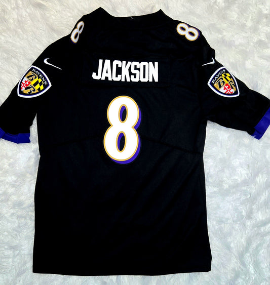 L Jackson #8 Baltimore Ravens Jersey